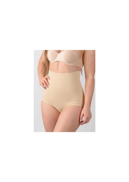 2 Beden İncelten İz Yapmayan Lazer Kesim Yüksek Bel Slip Korse