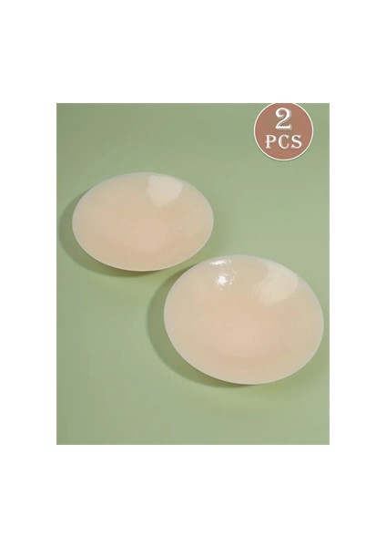 1 Çift Yuvarlak Silikon Yapışkan Sütyen – Tekrar Kullanılabilir, Telsiz, Görünmez Sütyen Pedleri | Arkasız ve Askısız Giysiler Için Minimalist Iç Çamaşırı