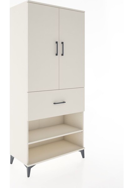 Hyperion Dolap 4 Raflı Tek Çekmeceli 2 Kapaklı 88X44X195 Aytaşı-Aytaşı fiyatları