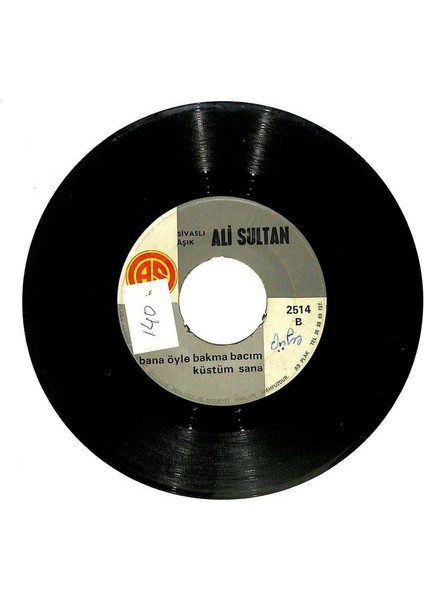 Sivaslı Aşık Ali Sultan - Gardaş Ne Diyem Bana Öyle Bakma Bacım Küstüm Sana Plak (107) PLK20875 fiyatları
