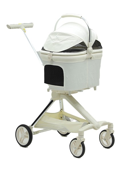 Lvsqvr Eurodog Katlanabilir Köpek Arabası Beyaz 66X52X110 cm