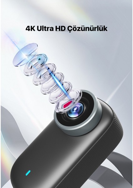 Mini 4K Ultra Hd Wi-Fi Aksiyon Kamerası | Sd Kart Desteği | IP65 Su Dayanıklı | Geniş Açı - Yedek Başlıklar fırsatları