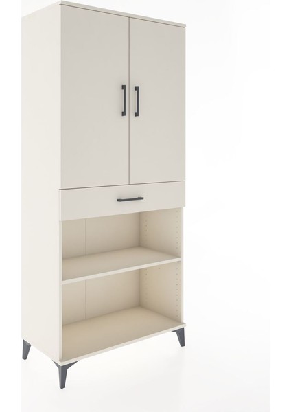 Hyperion Dolap 4 Raflı Tek Çekmeceli 2 Kapaklı 88X44X195 Aytaşı-Aytaşı fiyatları