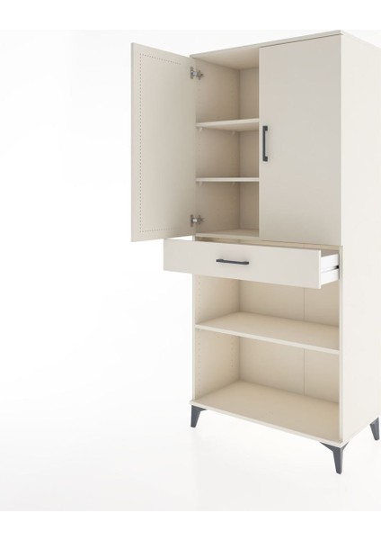 Hyperion Dolap 4 Raflı Tek Çekmeceli 2 Kapaklı 88X44X195 Aytaşı-Aytaşı fırsatları