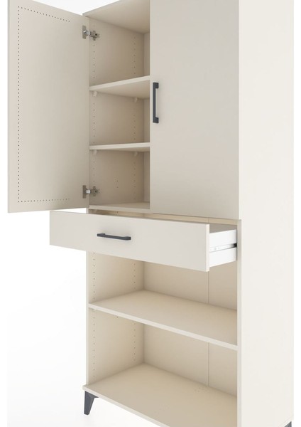 Hyperion Dolap 4 Raflı Tek Çekmeceli 2 Kapaklı 88X44X195 Aytaşı-Aytaşı indirimleri