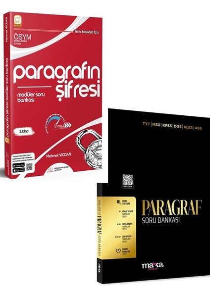Paragrafın Şifresi+Marka 2026 Ösym Nin Yaptığı Tüm Sınavlar Için Paragrafın Şifresi Modüler Soru Bankası Seti