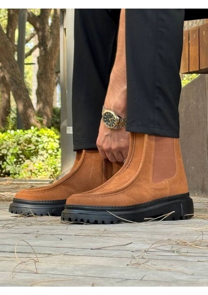 Erkek Süet Taba Lastikli Bot MN2433 fiyatları