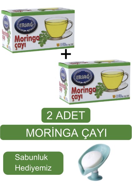 Moringa Çayı (2paket) - Sabunluk Hediyemiz 2000-05