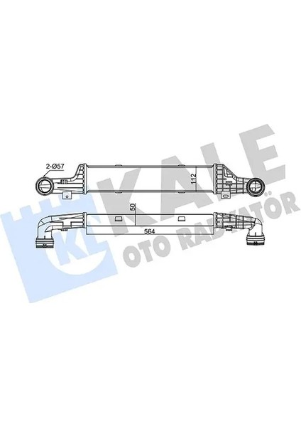 347300 Turbo Radyatoru A2105001400 A2105001900 A2105002000