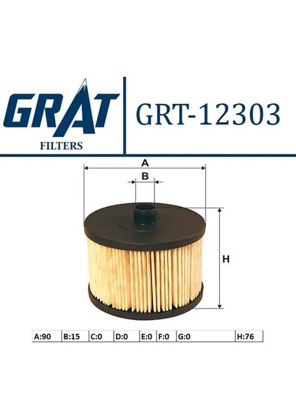 12303 Yakit Filtresi 3M5Q9176AA