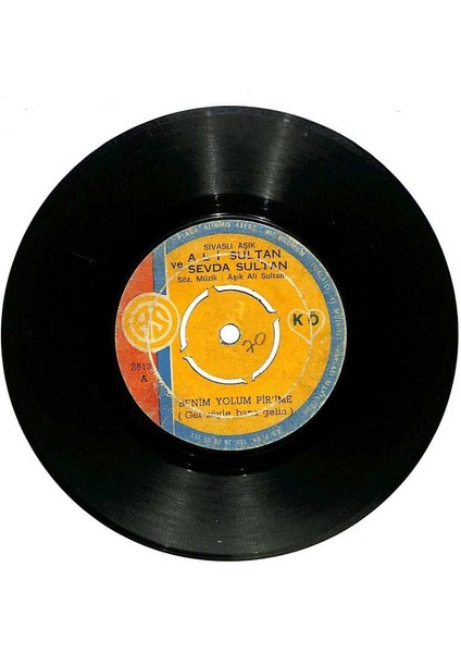 Sivaslı Aşık Ali Sultan ve Sevda Sultan - Benim Yolum Pir`ime Efkarlandı Deli Gönül Plak (106) PLK21006