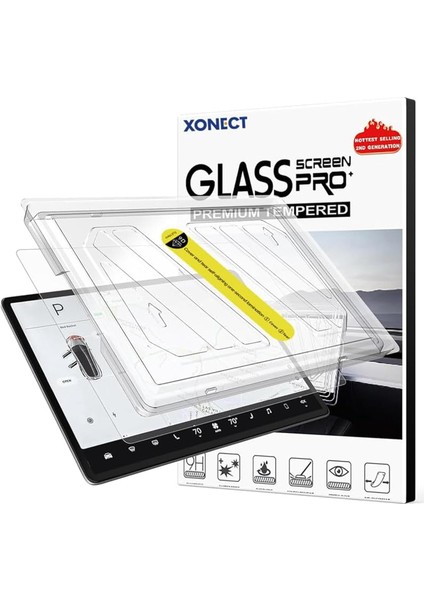 Model 3 / Model Y Araçlar ile Tam Uyumlu Kolay Kurulum Parlak Ekran Koruyucu