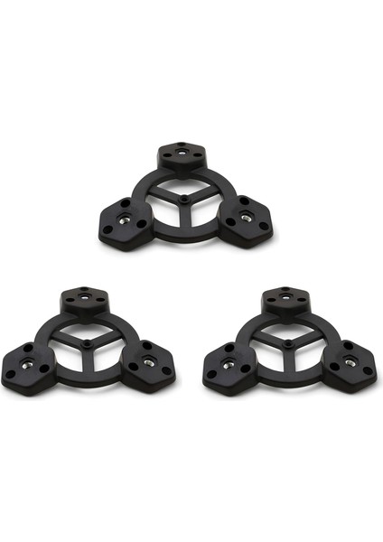 Adet Mobilya Zigon Sehpa Ayak Aparatı Masa Üçlü Plastik Bağlantı Açılı Dereceli Ayak Tabanı