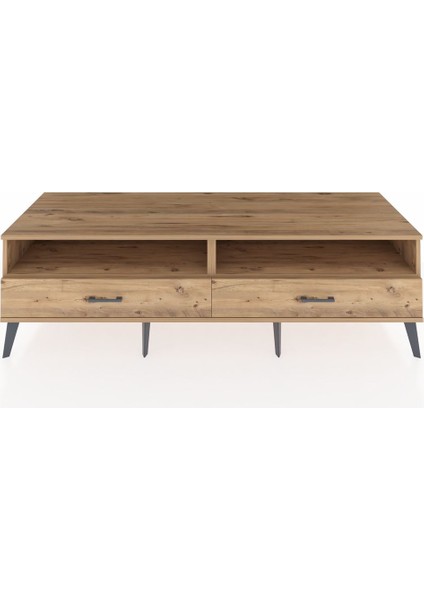 Kronos Tv Ünitesi 2 Raflı 2 Çekmeceli 176X59X51 Çam-Çam/çam