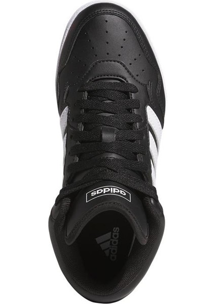 Unisex Çocuk Siyah Yürüyüş Ayakkabısı HOOPS 4.0 MID J JI3477