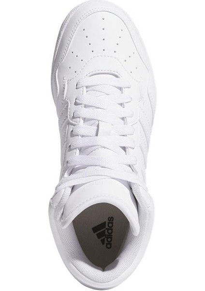 Çocuk Beyaz Yürüyüş Ayakkabısı HOOPS 4.0 MID J JI3476