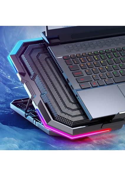 Mila Serisi M6 R-Type 15-17 Inch Uyumlu 2200 Rpm, Rgb Işıklı, 6 Fan, Telefon Stand, 2 USB Notebook Soğutucu Stand fiyatları