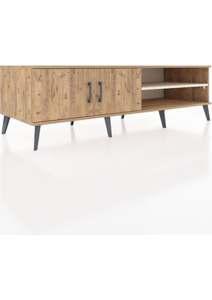 Kronos Tv Ünitesi 2 Raflı 2 Kapaklı 176X59X51 Çam-Çam/aytaşı fiyatları