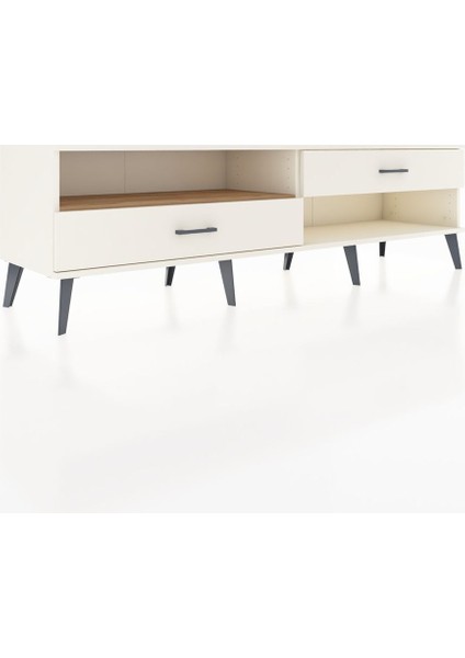 Hyperion Tv Ünitesi Tek Raflı 2 Çekmeceli 176X44X51 Aytaşı-Çam/aytaşı fiyatları