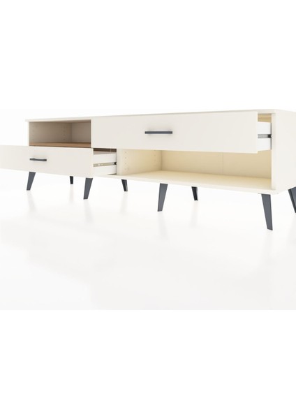 Hyperion Tv Ünitesi Tek Raflı 2 Çekmeceli 176X44X51 Aytaşı-Çam/aytaşı fırsatları