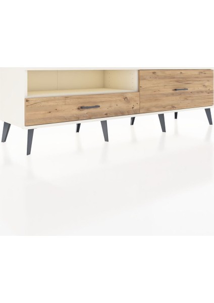 Hyperion Tv Ünitesi Tek Raflı 2 Çekmeceli 176X44X51 Aytaşı-Aytaşı/çam fiyatları