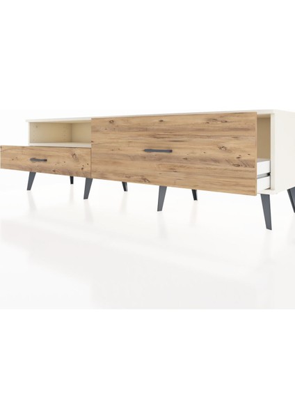 Hyperion Tv Ünitesi Tek Raflı 2 Çekmeceli 176X44X51 Aytaşı-Aytaşı/çam fırsatları