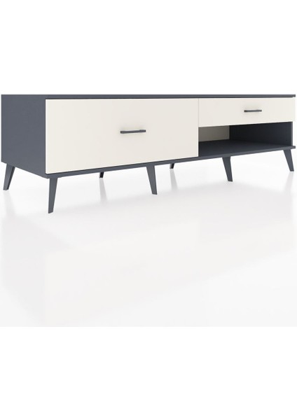 Kronos Tv Ünitesi 2 Çekmeceli 176X59X51 Antrasit-Antrasit/aytaşı fiyatları