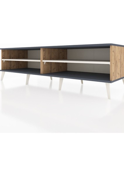 Kronos Tv Ünitesi 2 Raflı 176X59X51 Çam-Antrasit/aytaşı fırsatları