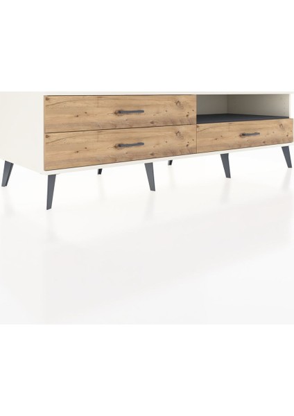 Kronos Tv Ünitesi Tek Raflı 3 Çekmeceli 176X59X51 Aytaşı-Antrasit/çam fiyatları