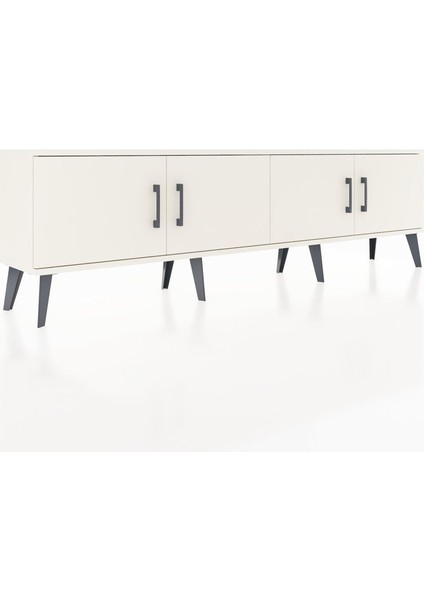 Arges Tv Ünitesi 2 Raflı 4 Kapaklı 176X30X51 Aytaşı-Aytaşı/antrasit fiyatları
