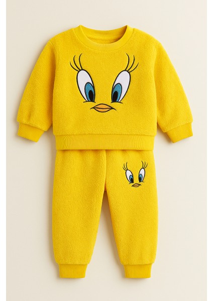 Kız Çocuk 4-12 Yaş Göz Bantlı 3 Parça 100%100PAMUK Gecelik Üçlü Takım fiyatları