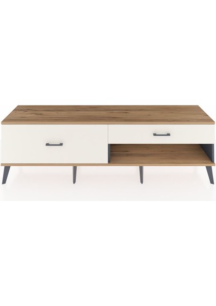 Hyperion Tv Ünitesi 2 Çekmeceli 176X44X51 Antrasit-Çam/aytaşı