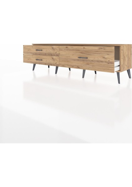 Hyperion Tv Ünitesi 3 Çekmeceli 176X44X51 Çam-Çam/çam modelleri
