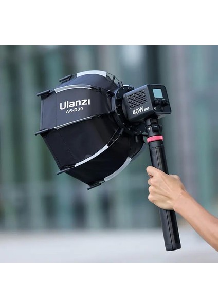 AS-D30 30CM Mini Bowens Montajlı ve Izgaralı Sekizgen Softbox fiyatları