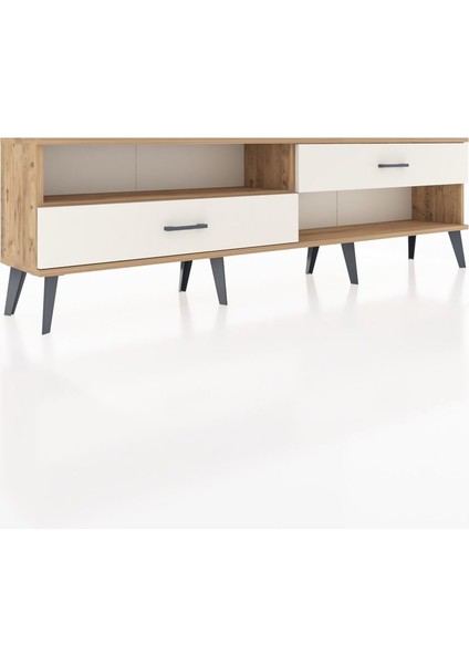 Arges Tv Ünitesi Tek Raflı 2 Çekmeceli 176X30X51 Çam-Çam/aytaşı fiyatları