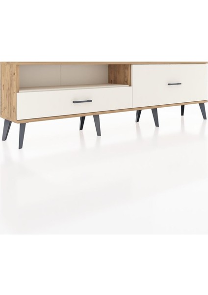 Arges Tv Ünitesi Tek Raflı 2 Çekmeceli 176X30X51 Çam-Aytaşı/aytaşı fiyatları