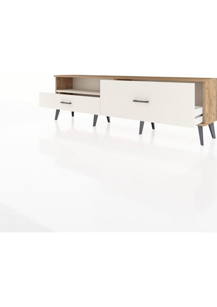 Arges Tv Ünitesi Tek Raflı 2 Çekmeceli 176X30X51 Çam-Aytaşı/aytaşı modelleri