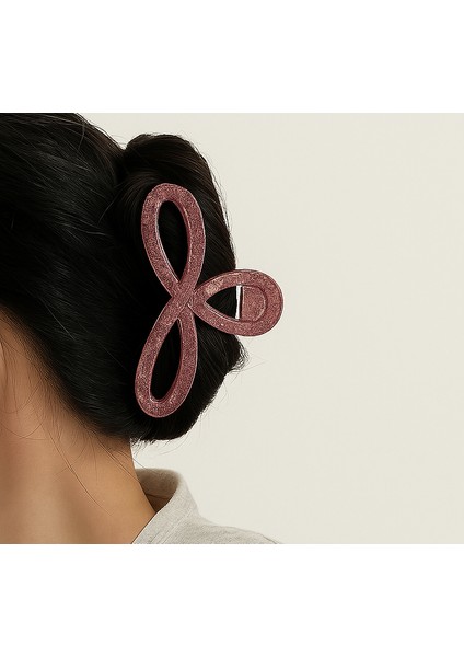 Simli Gül Kurusu Renk Kurdele Model Mandal Toka 11 cm - Şık ve Dayanıklı fiyatları