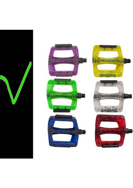 Neco WP601 Geniş Platform Pedal 110 x 100 mm 415 Gram -Yeşil