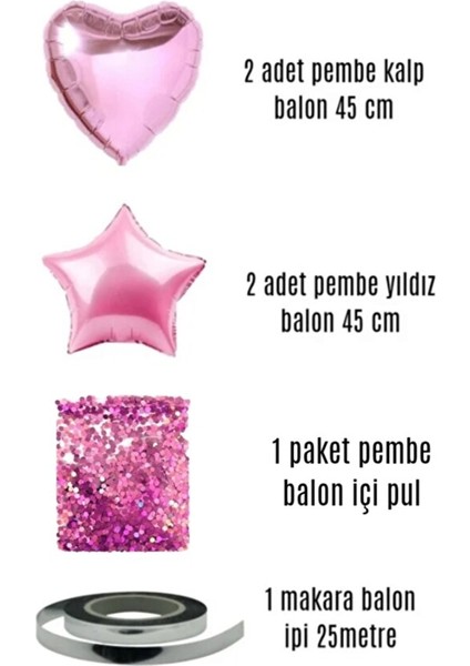Pembe Sevimli Flamingo Doğum Günü Konsept- Folyo Balon Seti modelleri