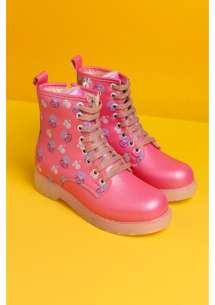 Freda Pembe Deniz Canlısı Baskılı Bağcıklı Işıklı Çocuk Bot modelleri