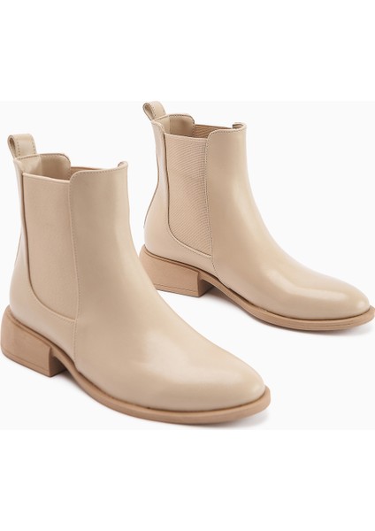 Juta Bej Lastikli Çekme Kadın Bot fiyatları