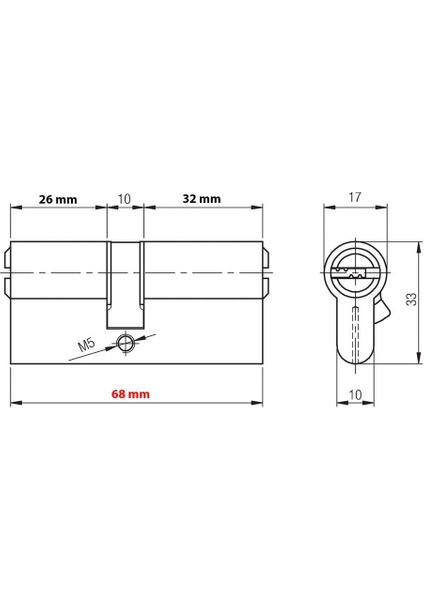 164BNE Bilyalı Barel Kilit Göbeği 68 mm Sarı modelleri
