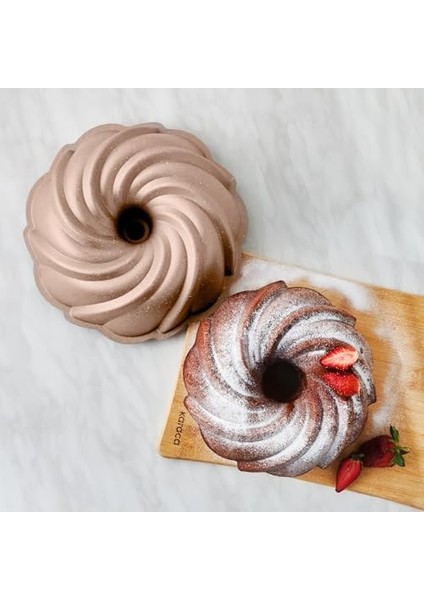 Cake Pro Pare Rosegold Döküm Kek Kalıbı modelleri