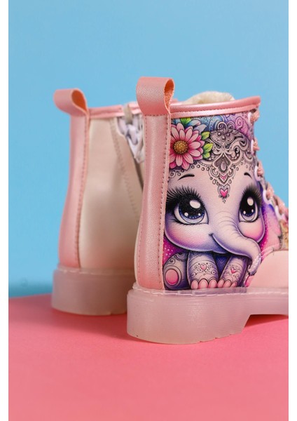 Lovise Sedef Çizgi Karakter Baskılı Bağcıklı Çocuk Bot fırsatları