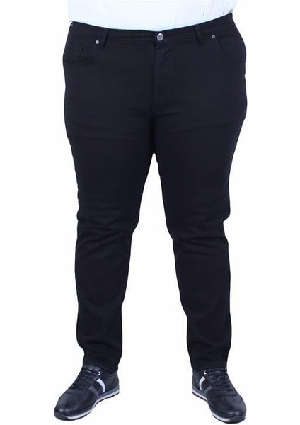 Büyük Beden Klasik 5 Cep Gabardin Pantolon 11915 Sıyah fiyatları