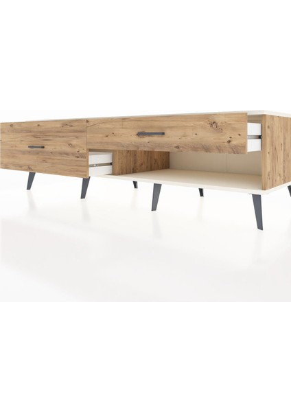 Kronos Tv Ünitesi 2 Çekmeceli 176X59X51 Çam-Aytaşı/çam fırsatları