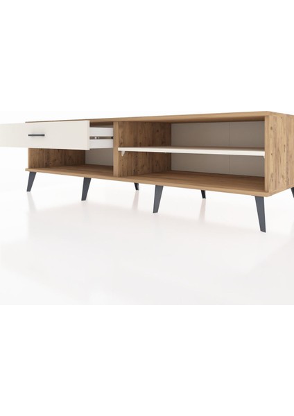 Kronos Tv Ünitesi Tek Raflı Tek Çekmeceli 176X59X51 Çam-Aytaşı/aytaşı fırsatları