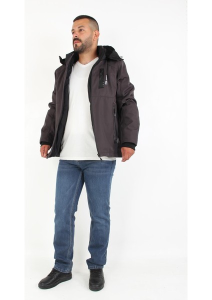 1030 Kapşonlu Softshell Mont modelleri