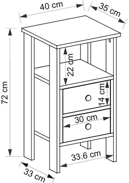 Misty Komodin Şifonyer fırsatları